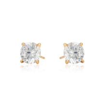 96933 xuping venta al por mayor de alta calidad moda 18k color oro sintético zircon damas stud pendientes